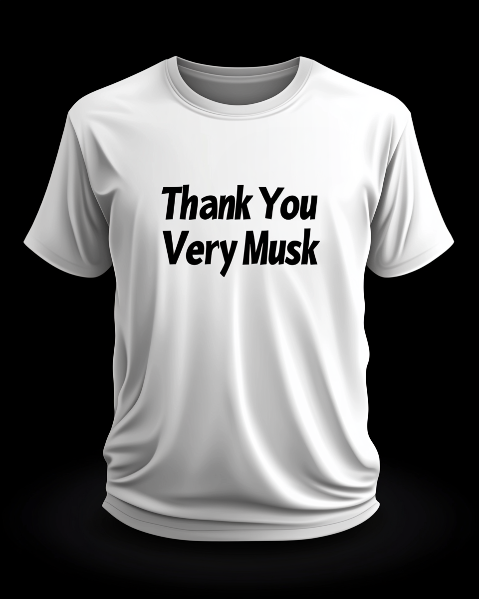 TYVM ARCHED TEE — CREAM